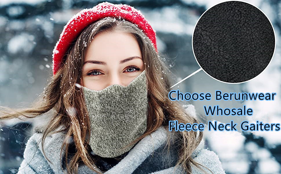 wholesale fleece neck gaiter masks