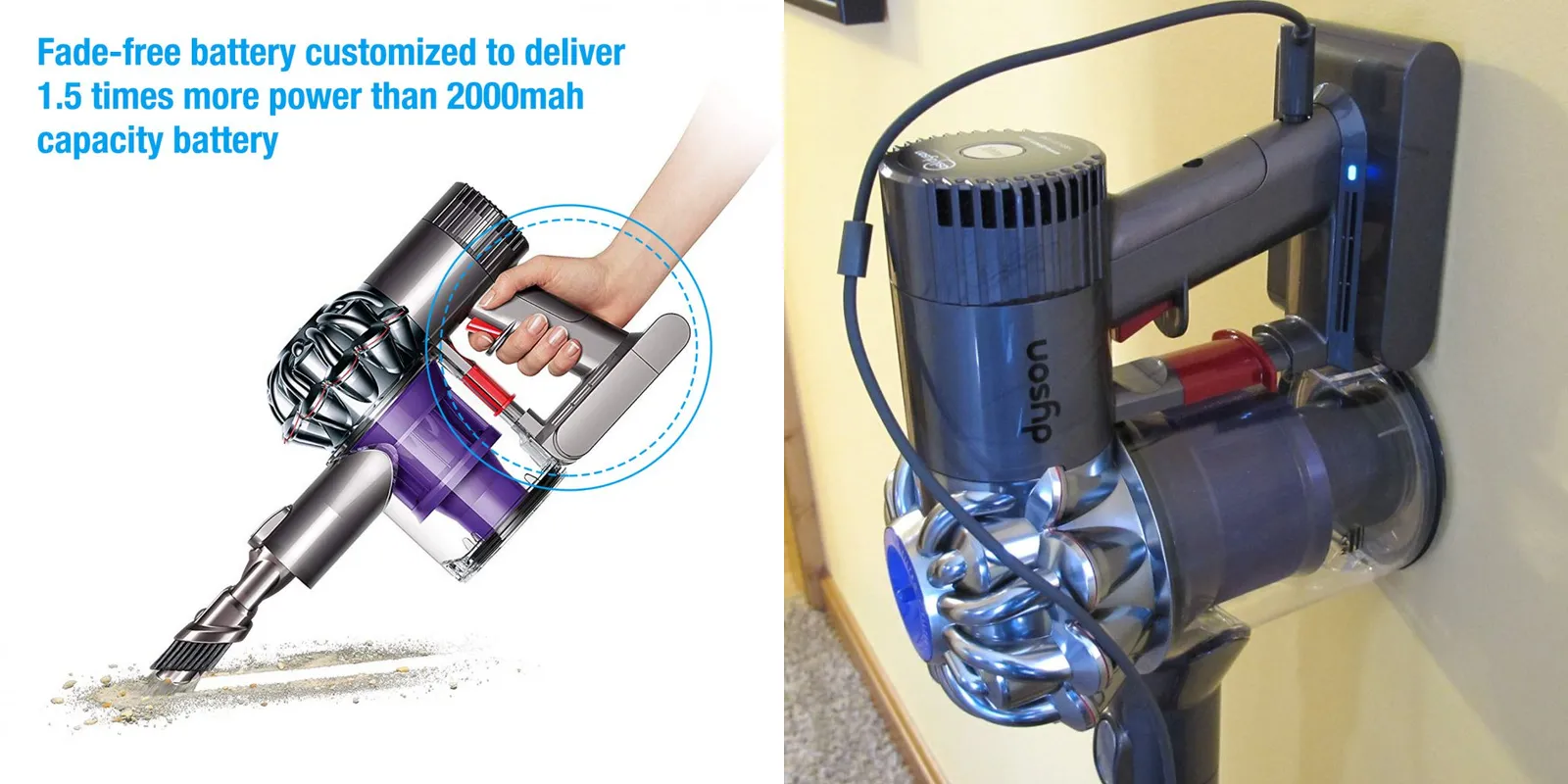 How does a Dyson Dc59 Battery work?