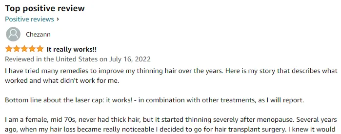Amazon reviews